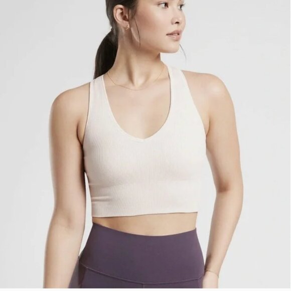 Athleta Other - Athleta Aurora Seamless Crop Rib Tank Size Small